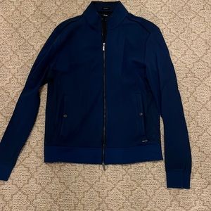Hugo boss navy mens zip up